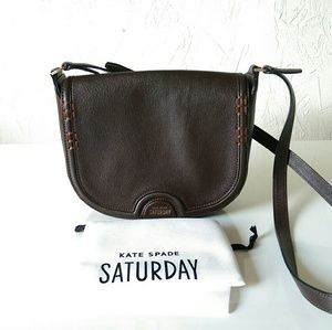 Kate Spade Saturday Leather Pipeline Saddlebag